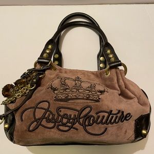 Juicy Couture Coffee Colored Top Handle Handbag NWT